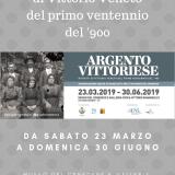 ... il manifesto della mostra al museo del Cenedese di Vittorio Veneto ARGENTO VITTORIESE 2019 ...